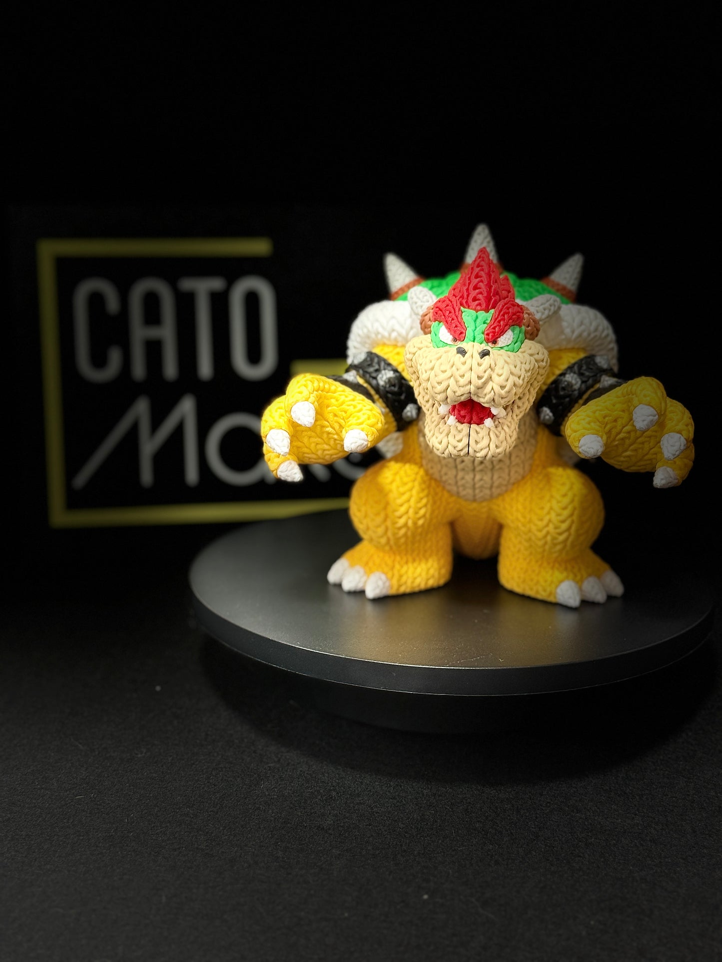 Figura Crochet Bowser