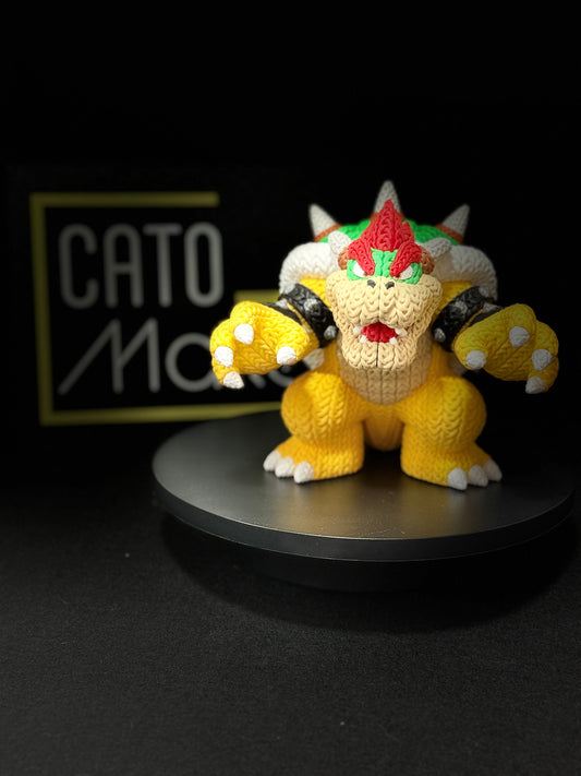 Figura Crochet Bowser