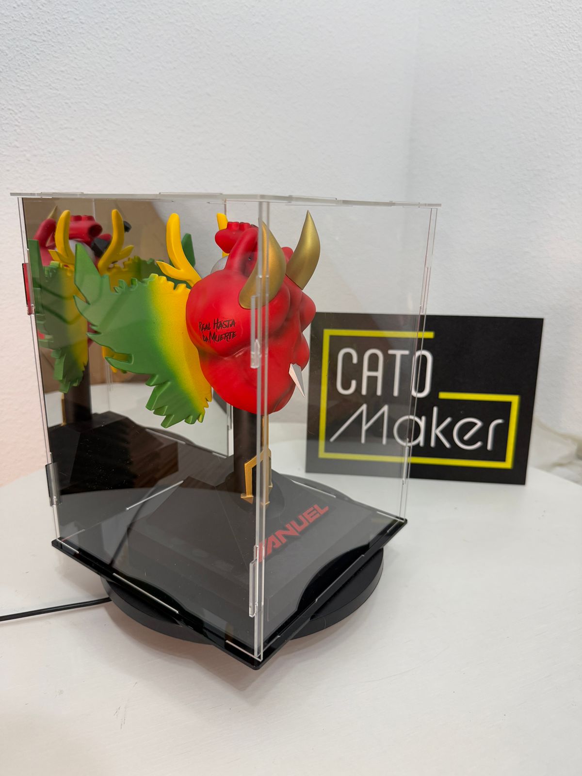 Microfono Anuel Corazon Con Vitrina