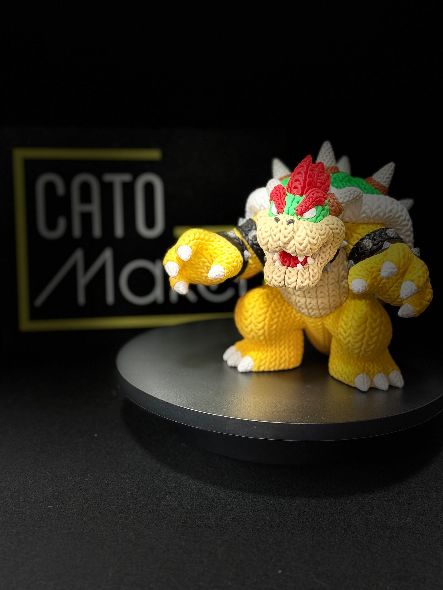 Figura Crochet Bowser