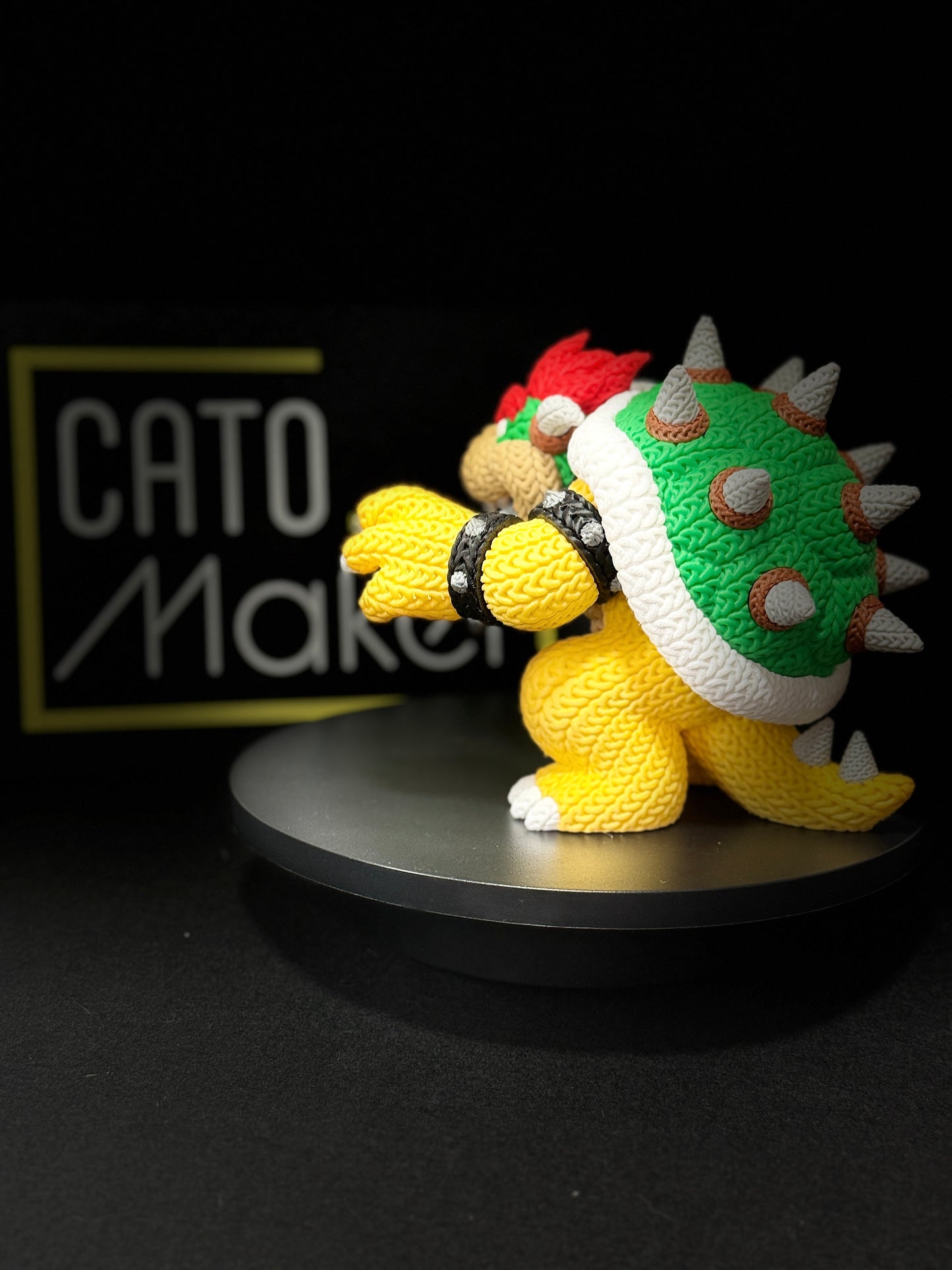 Figura Crochet Bowser