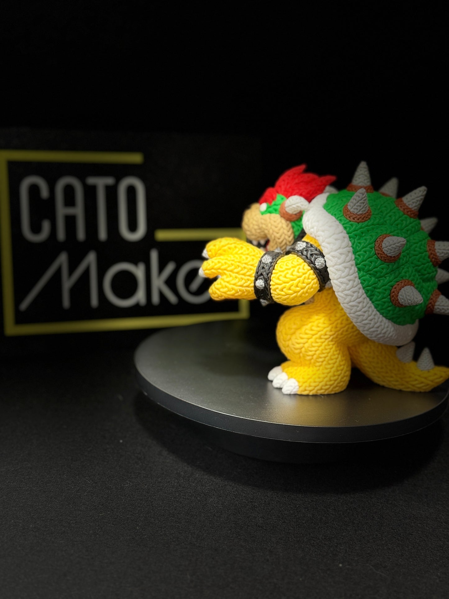 Figura Crochet Bowser