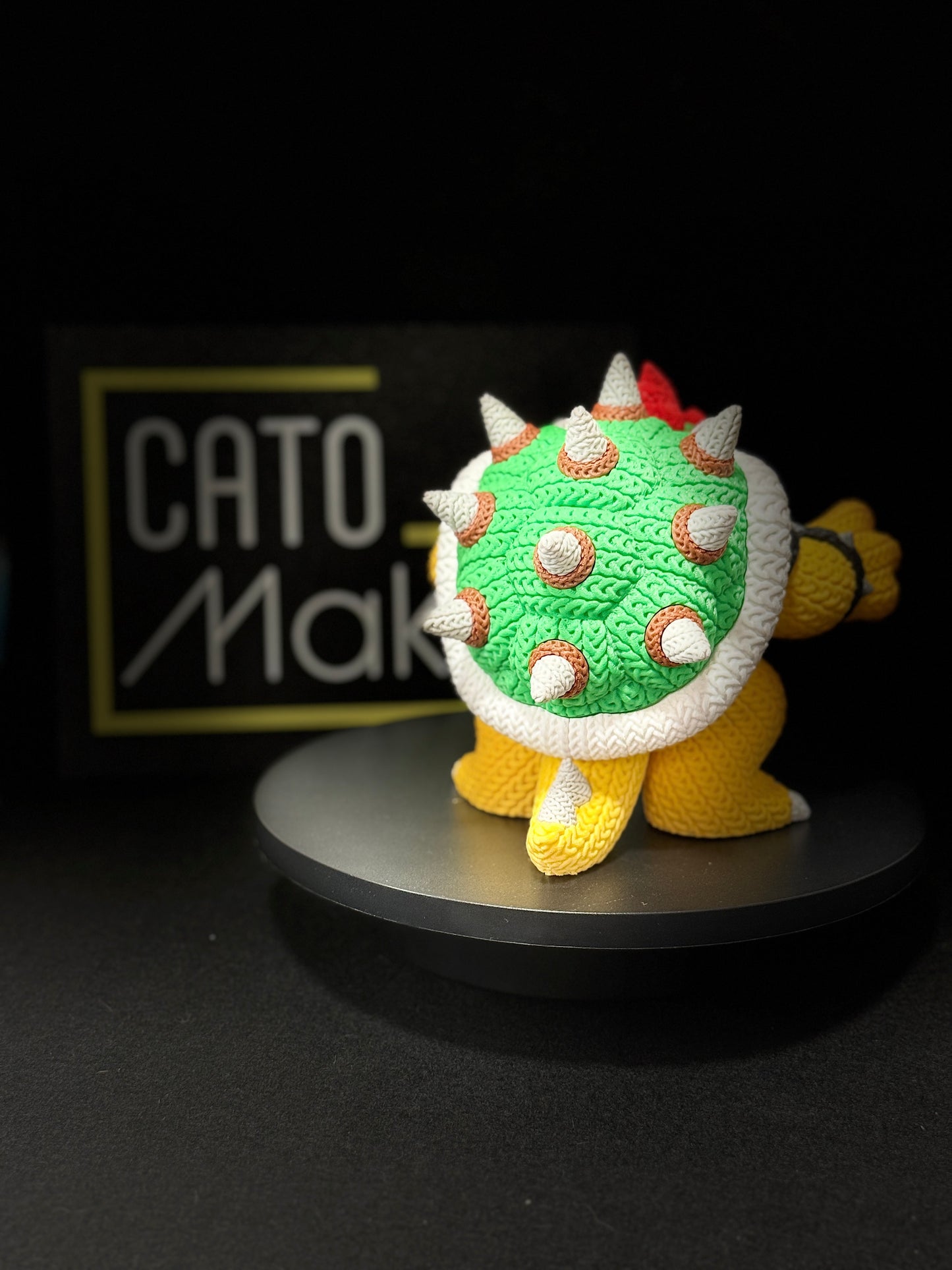 Figura Crochet Bowser