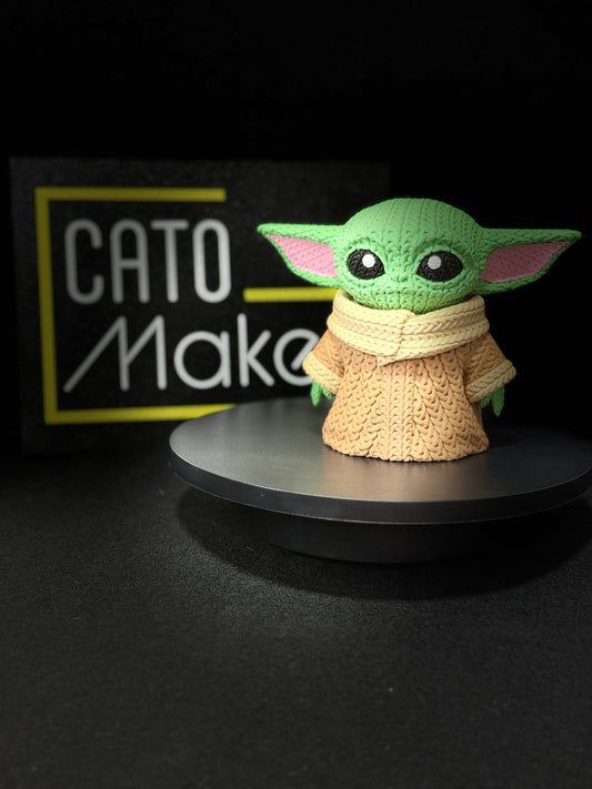 Figura Crochet Din Grogu