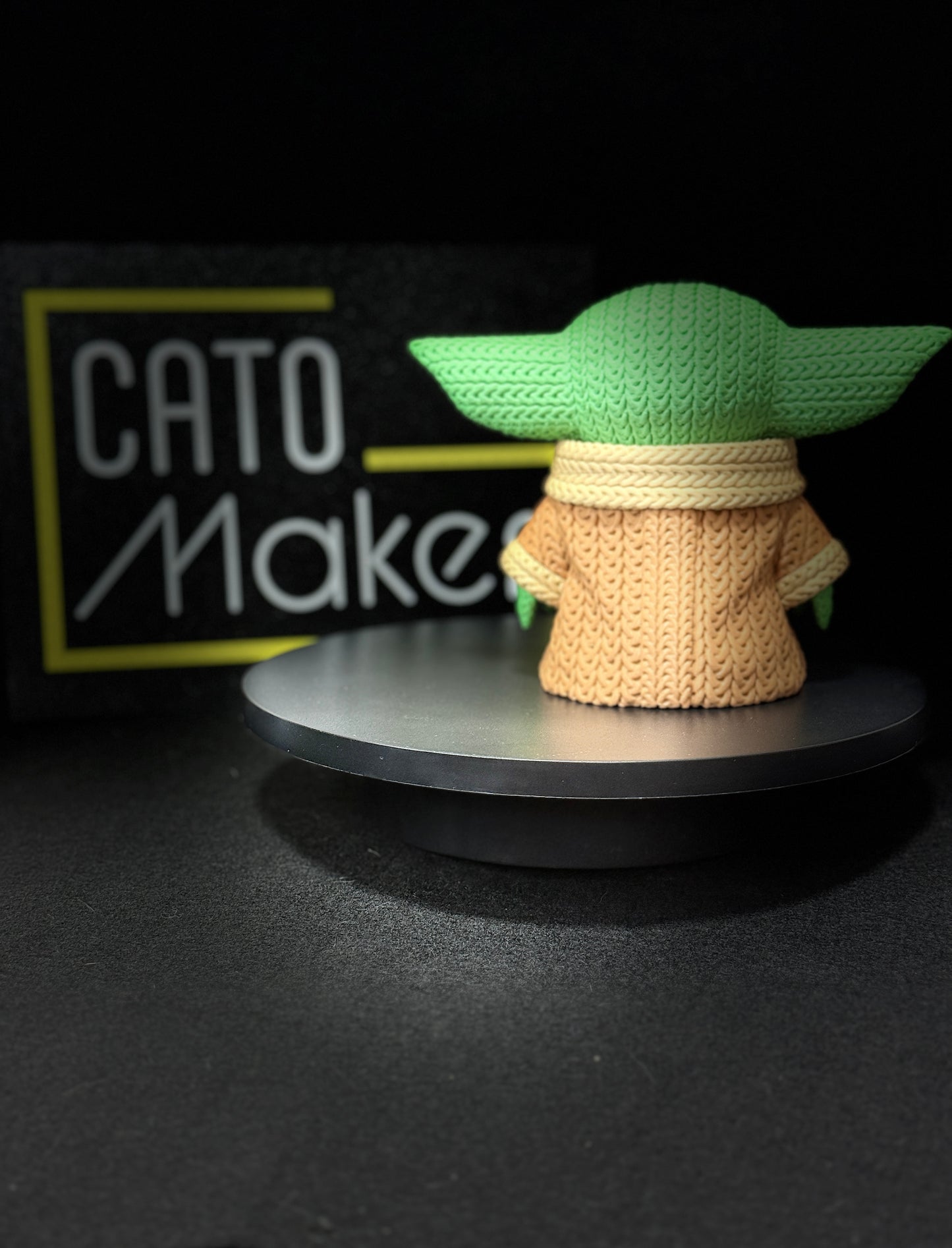 Figura Crochet Din Grogu