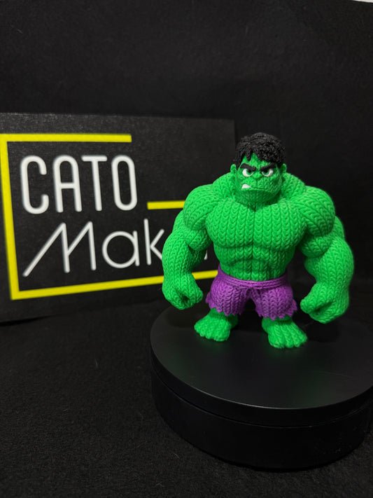 Figura Crochet Hulk