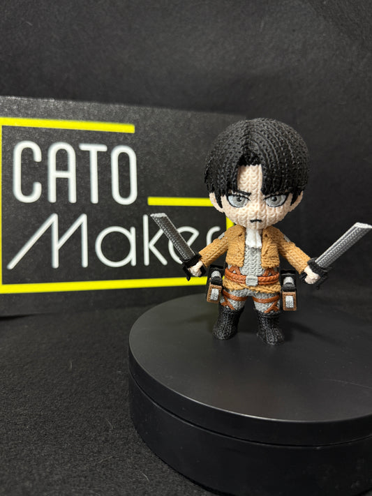 Figura Crochet Levi "Attack ok Titan"