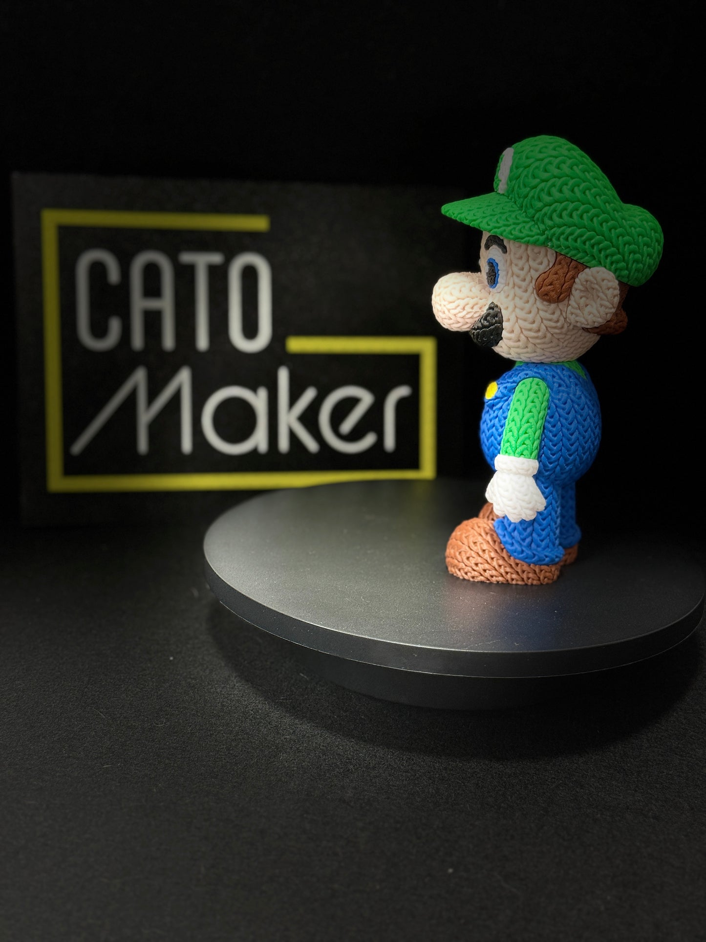 Figura Crochet Luigi