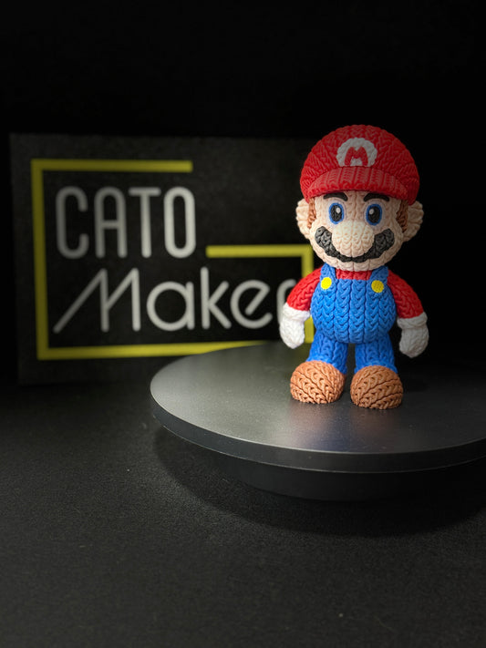 Figura Crochet Mario