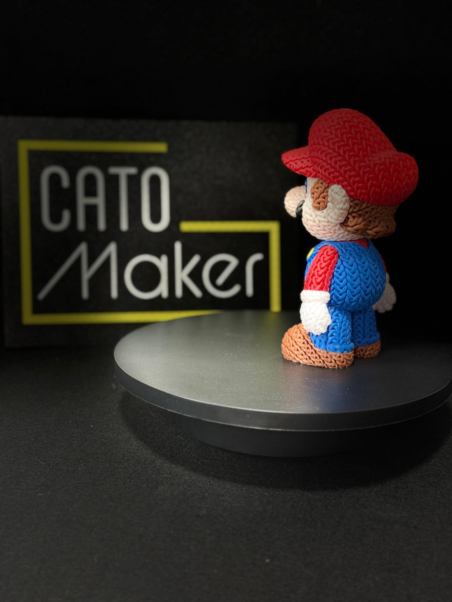 Figura Crochet Mario