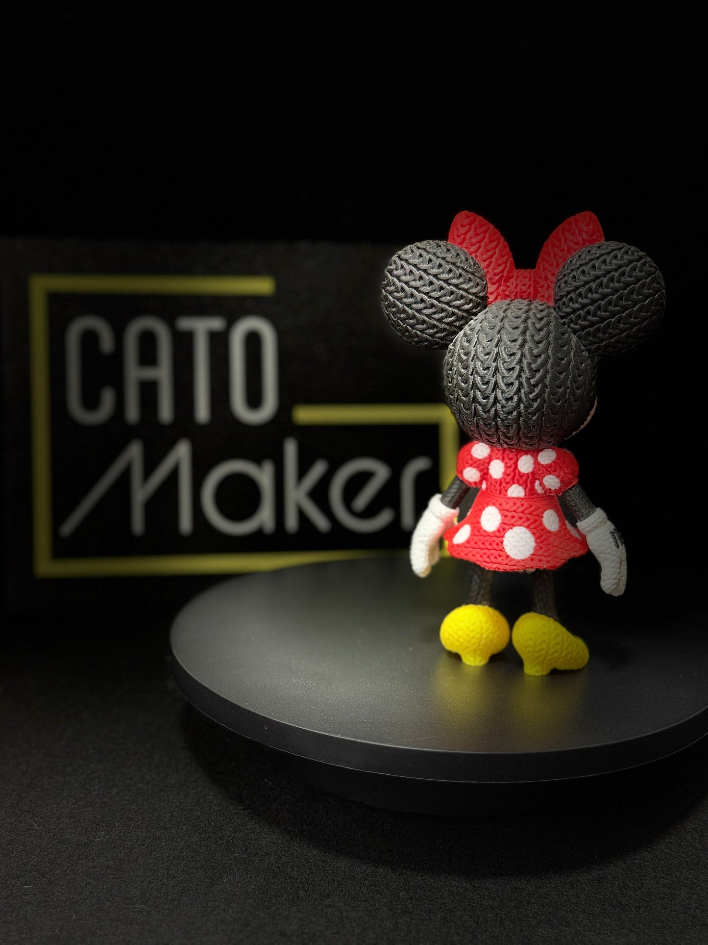 Figura Crochet Minnie