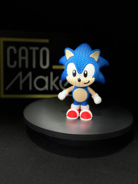 Figura Crochet Sonic