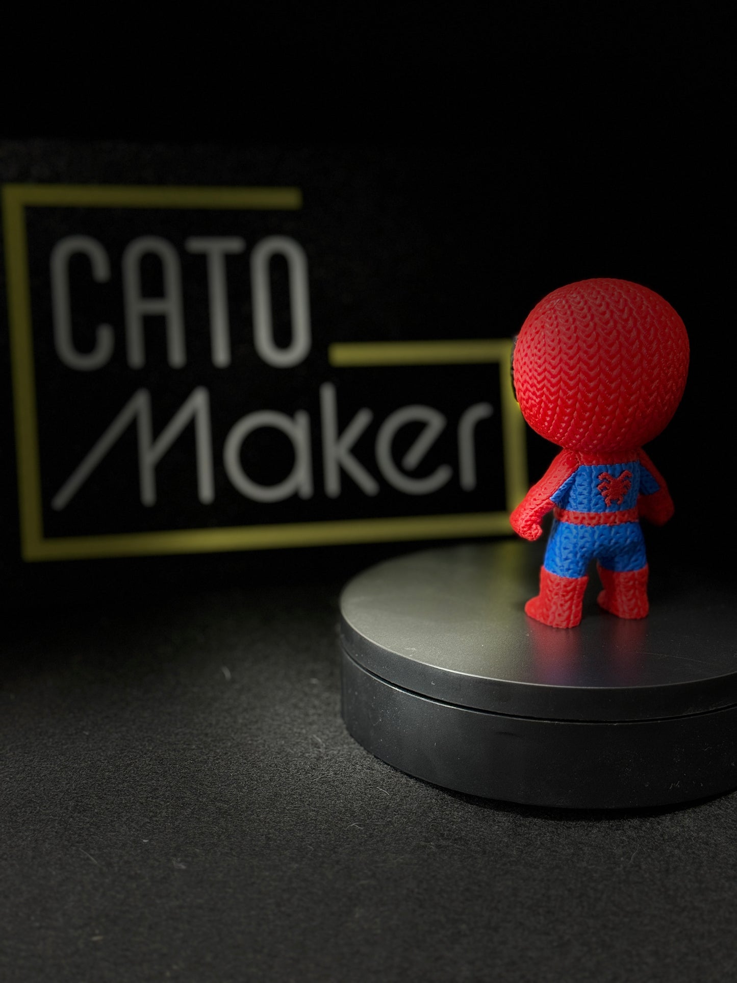 Figura Crochet Spiderman
